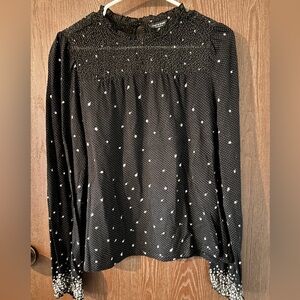 Lucky Brand Black and White Skirt for Work